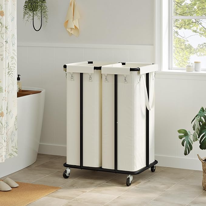 WOWLIVE Double Laundry Hamper - Image 3