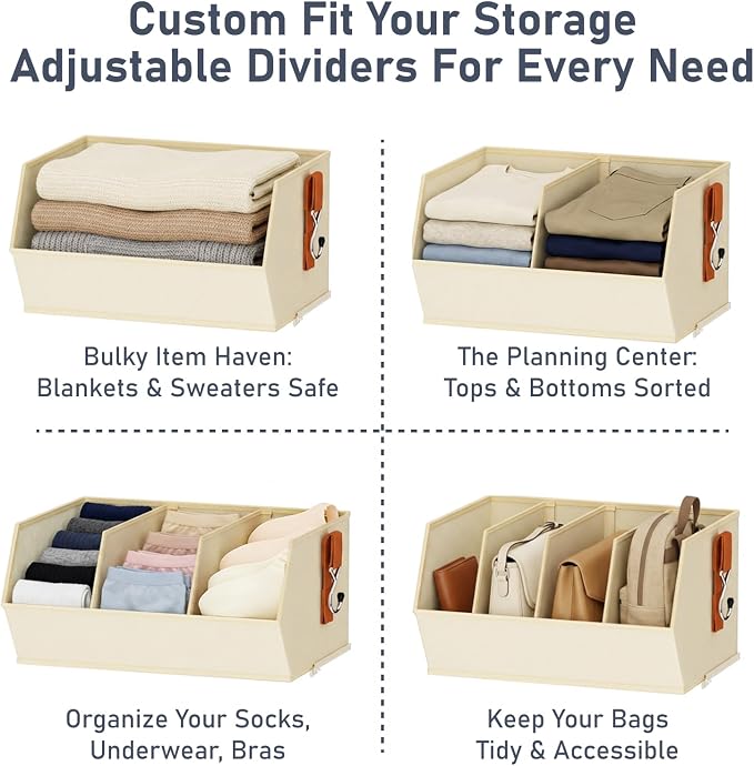 Hanging Closet Organizer Extra Large, Clothes Hanging Shelves - Image 5