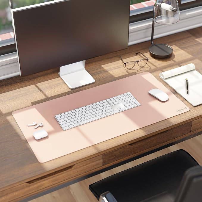 Smead Desk Pad, Vegan Leather Desk Mat - Image 7