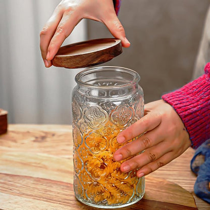 34 OZ/2 PCS Glass Storage Jar - Image 6