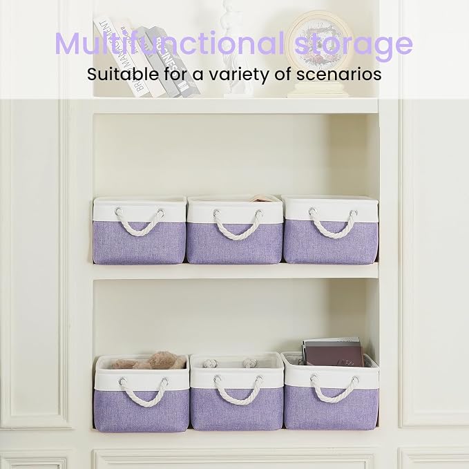13.8x9.8x6.7 Inch Fabric Small Storage Bins - Image 6
