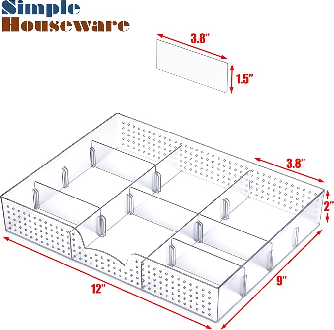 Simple Houseware Drawer Organizer Tray - Image 7