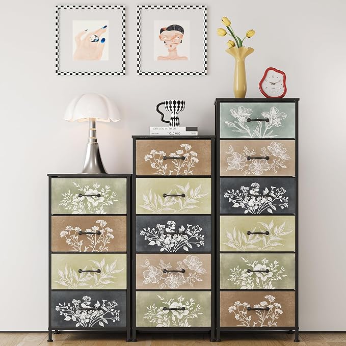 Tohomeor Vintage Dresser Vertical Nightstand - Image 4