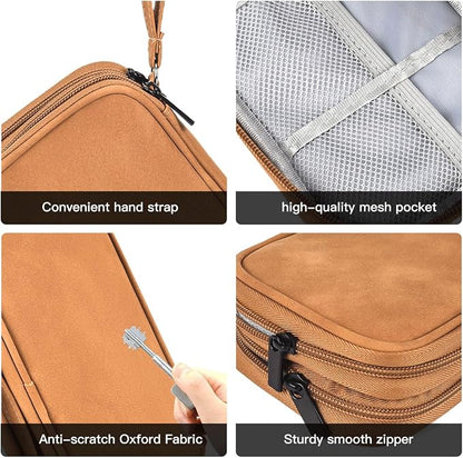 CAAORDKSO Travel Cable Organizer Pouch Electronic Accessories Carry Case Water - Image 7