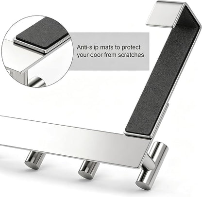 PMMASTO Over The Door Hooks, Fits 1-3/4" Thick Door No Drill Hooks - Image 5