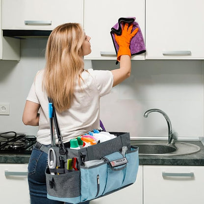 Large Cleaning Caddy for Cleaning Suppliers Organizer, Wearable Cleaing Bag - Image 6