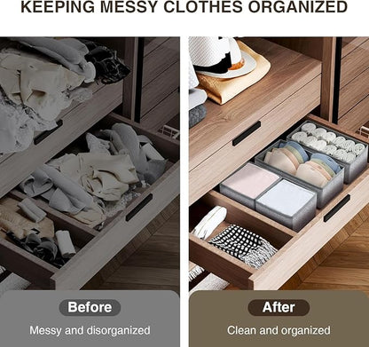 DIMJ Drawer Organizers for Clothing, Fabric Closet Organizers and Storage - Image 6