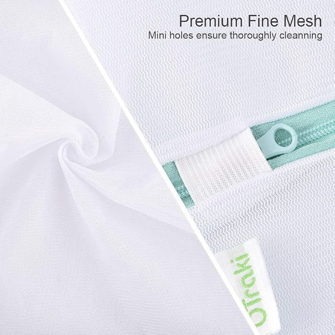 OTraki Mesh Laundry Bag for Delicates 2 Pack Garment Wash Bag 24 x 32 inch - Image 3