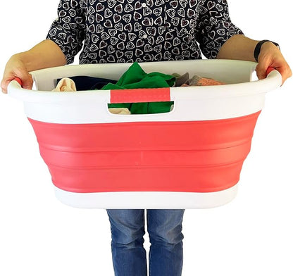 SAMMART 40L Collapsible Plastic Laundry Basket - Image 5