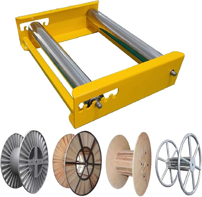 Cable Drum Roller Reel Dispenser Cable Roller Stand - Image 2