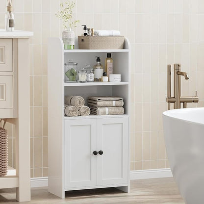 Homhedy Small Bathroom Storage Cabinet, Toilet Paper Storage Cabinet | Bathroom - Image 3