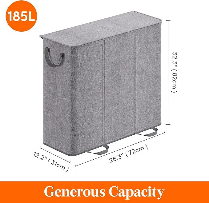 Lifewit Triple Laundry Hamper - Image 6
