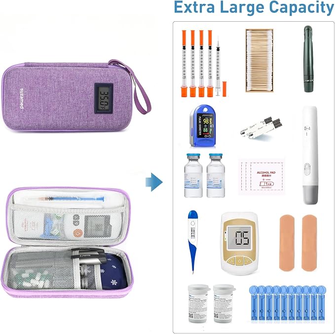 Insulin Cooler Travel Case, EVA Insulation Travel Medicine Kit - Image 7