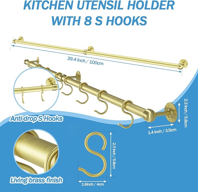 ROTHLEY Stainless Steel Pot and Pan Hanger - Image 2