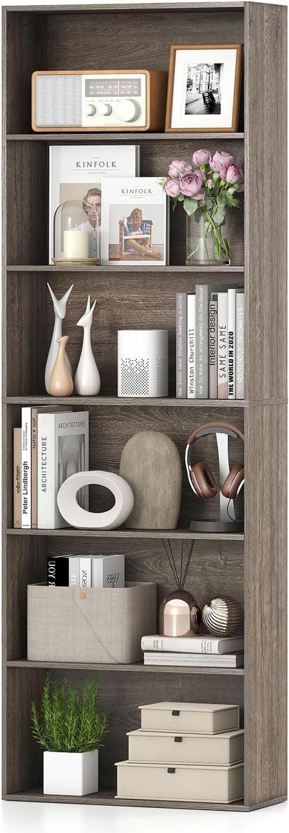 Giantex 6-Tier Bookcase, Freestanding Storage Organizer w/Open Shelves by Giantex