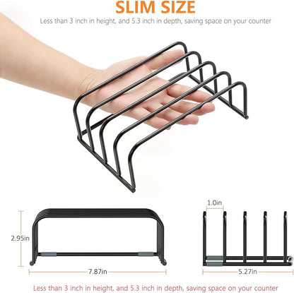 Cutting Board Storage Rack, Compact Cutting Board Organizer, Chopping Board - Image 2