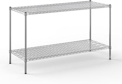 24" Deep x 60" Wide x 34" Height Wire Shelving Kit | 2-Tier | NSF Commercial by Regal+Altair