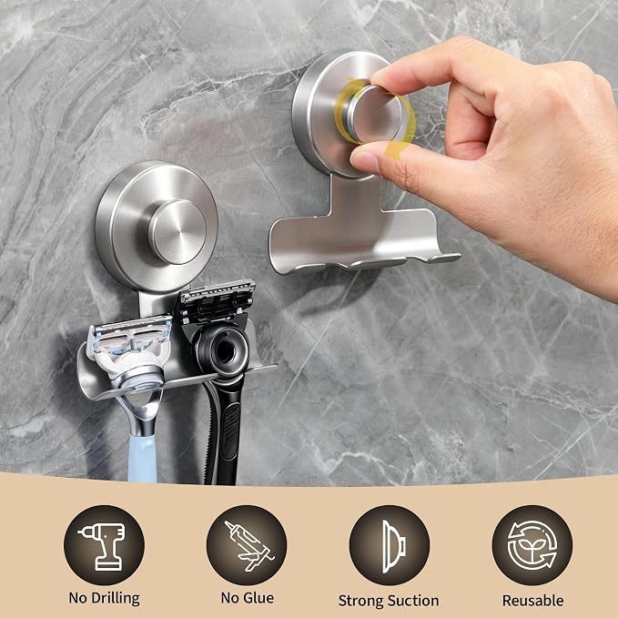 Suction Cup Razor and Shaver Holder - Image 5