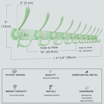 Dseap Coat Rack Wall Mount - Image 6
