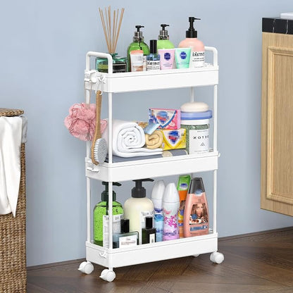 SOLEJAZZ Slim Rolling Storage Cart by SOLEJAZZ
