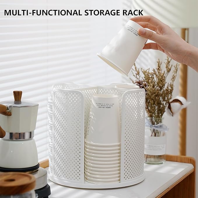 Rotatable cup and lid organizer box - Image 4