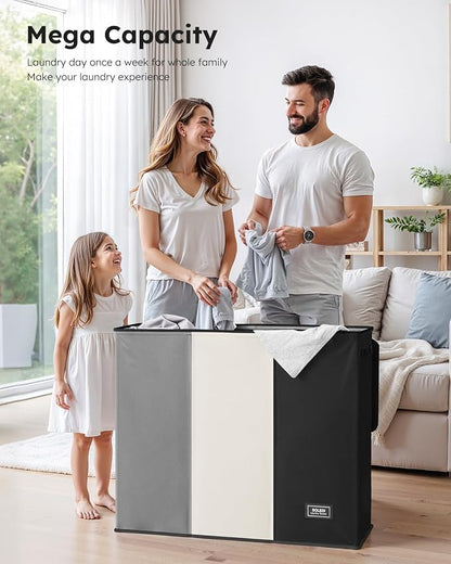 SOLEDI Laundry Hamper 3 section - Image 3