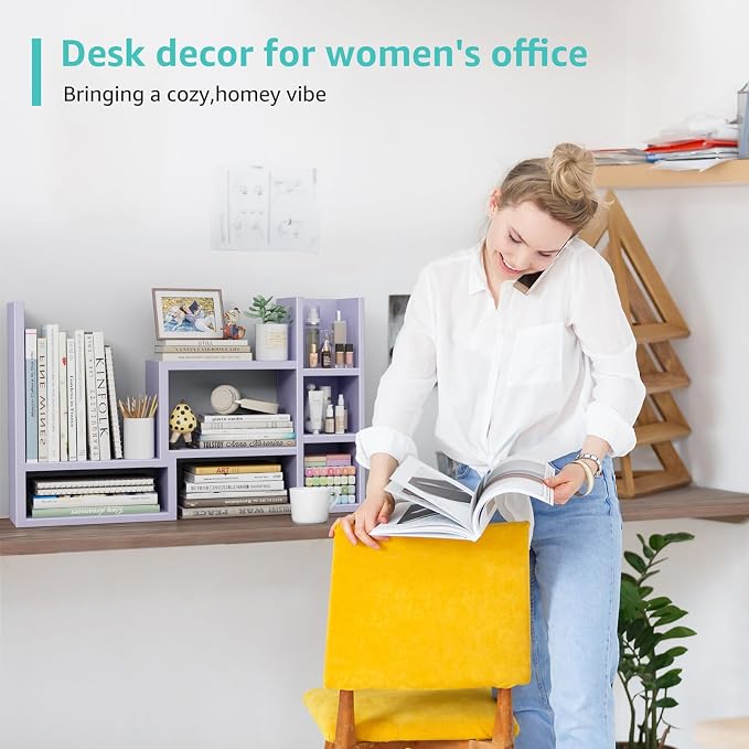 NUTIKAS Desk Shelves Desktop Organizer Shlef - Image 7