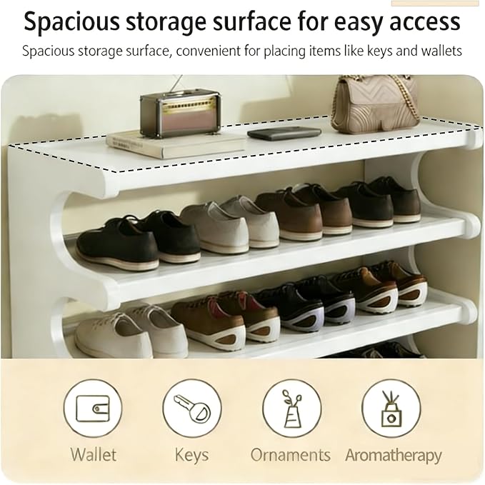 39" Bamboo Shoe Rack - Image 4