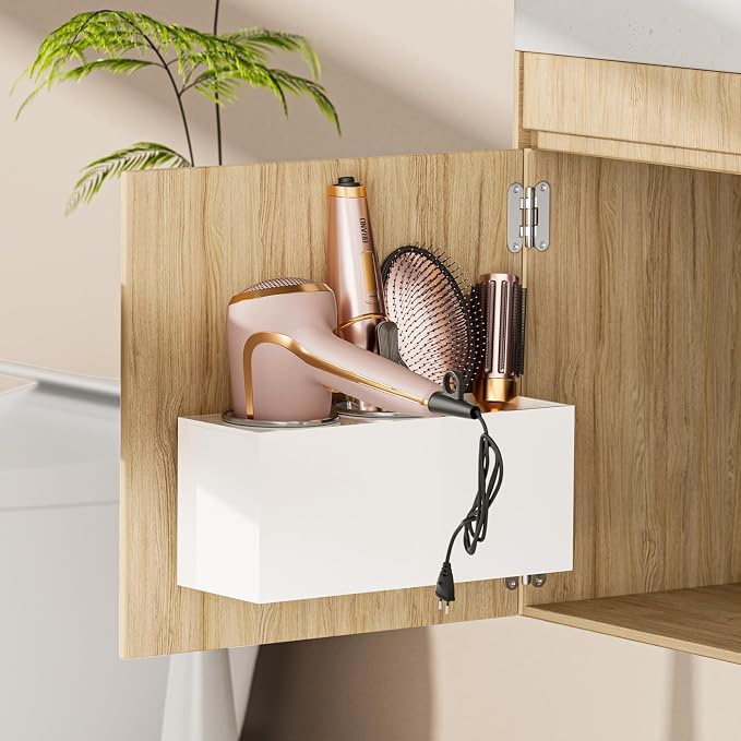 Hair Tool Organizer Acrylic: Hair Dryer Holder Wall Mount - Image 5