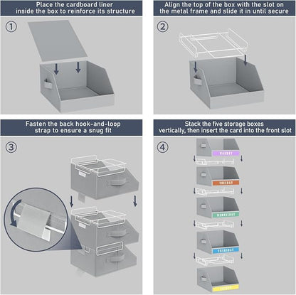 DIMJ Closet Organizers Storage Bins - Image 5