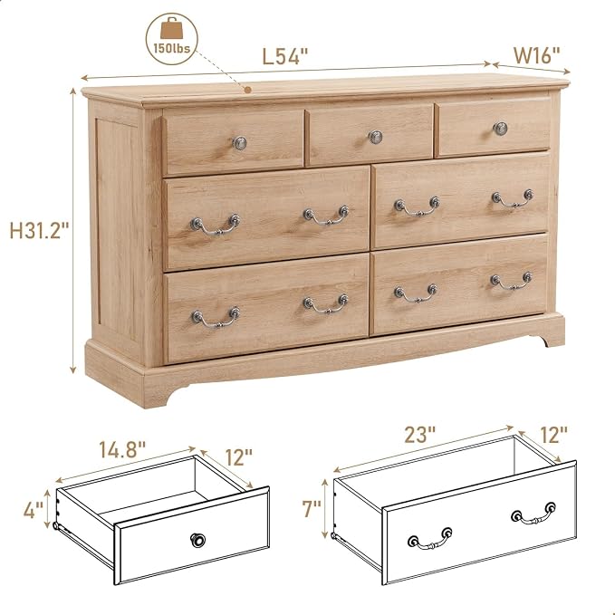 T4TREAM 7 Drawers Dresser Chests - Image 2