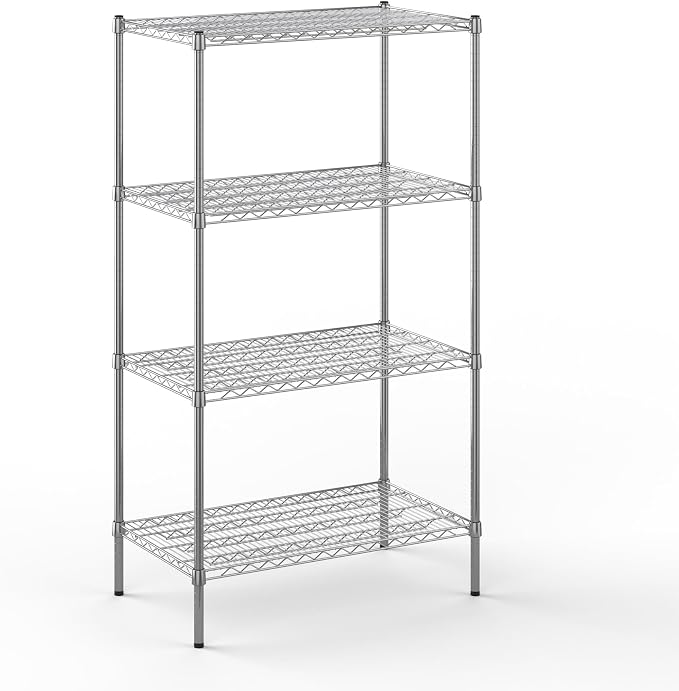 21" Deep x 36" Wide x 64" Height Wire Shelving Kit | 4-Tier | NSF Commercial by Regal+Altair