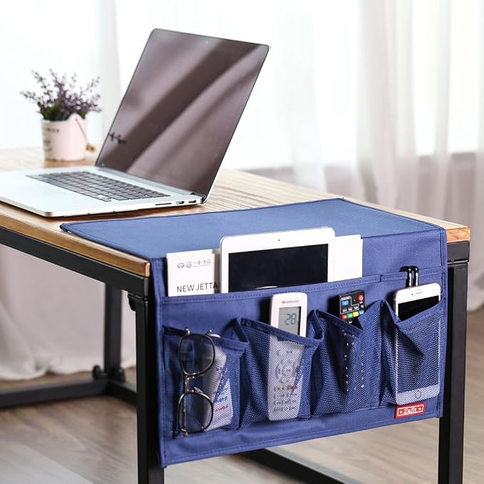 6 Pockets Bedside Storage Organizer, Table cabinet Storage Organizer Bedside - Image 6