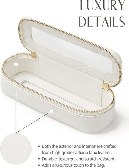 Popvibe Clear Makeup Bag Travel Cosmetic Case Transparent Toiletry Bag - Image 6