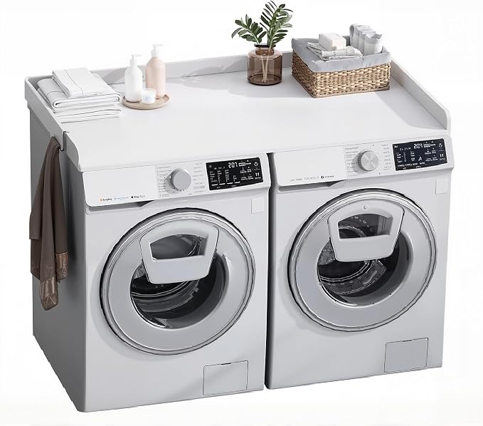 Washer Dryer Countertop, Wood Countertop by Unknown