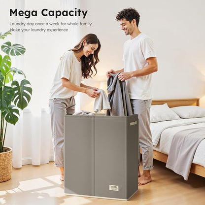SOLEDI Large Double Laundry Hamper - Image 2