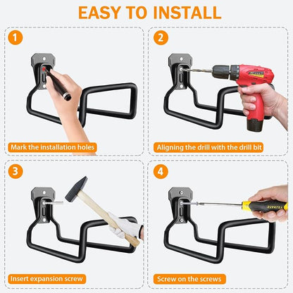 Hose Hanger, Hose Holder Wall Mount Heavy Duty Organizer - Image 4