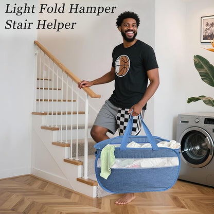 100L Mesh Pop Up Laundry Hampers - Image 8