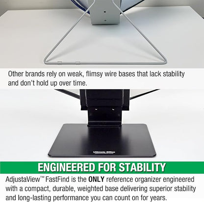 Ultimate Office AdjustaView FastFind 10-Pocket Desktop Reference Display - Image 4