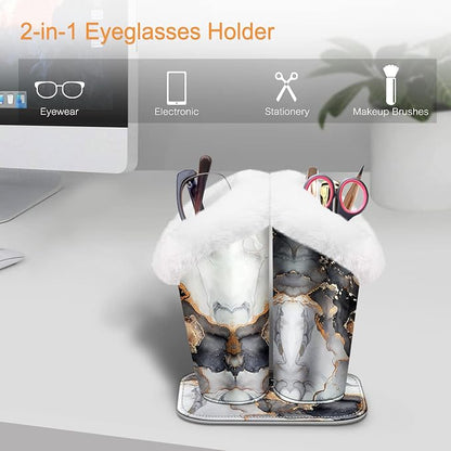 Fintie Plush Lined Double Eyeglasses Holder - Image 6