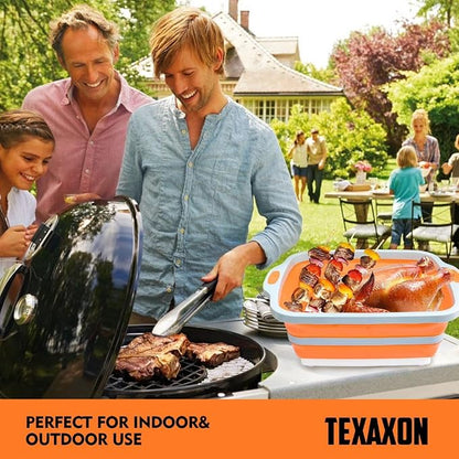 8L/16L BBQ Prep Tub with Cutting Board, Lid & Complimentary Mitts/Gloves – - Image 2