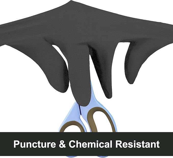 GLOVEWORKS Black Nitrile Gloves 5 Mil Disposable, Latex Free, Textured Grip - Image 7