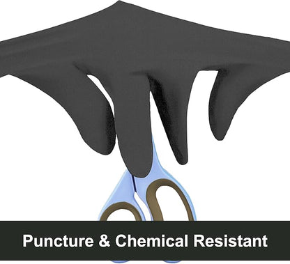 GLOVEWORKS Black Nitrile Gloves 5 Mil Disposable, Latex Free, Textured Grip - Image 7