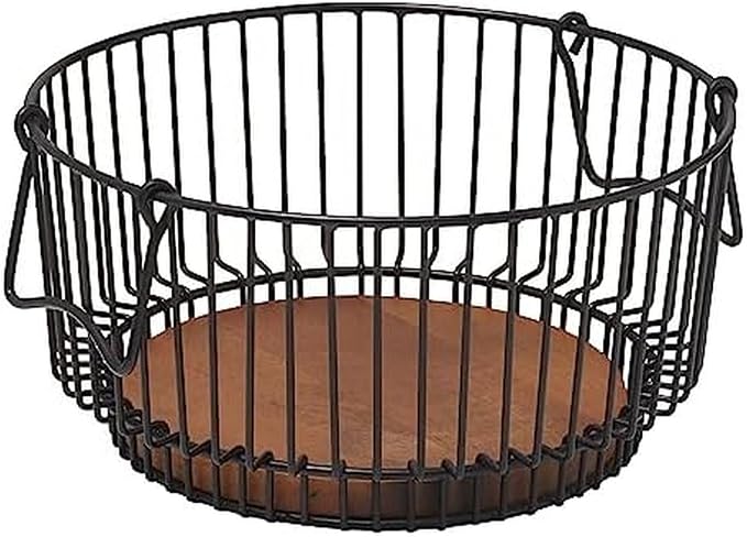 Gourmet Basics by Mikasa Ashford Centerpiece Wire Basket by GourmetBasicsbyMikasa