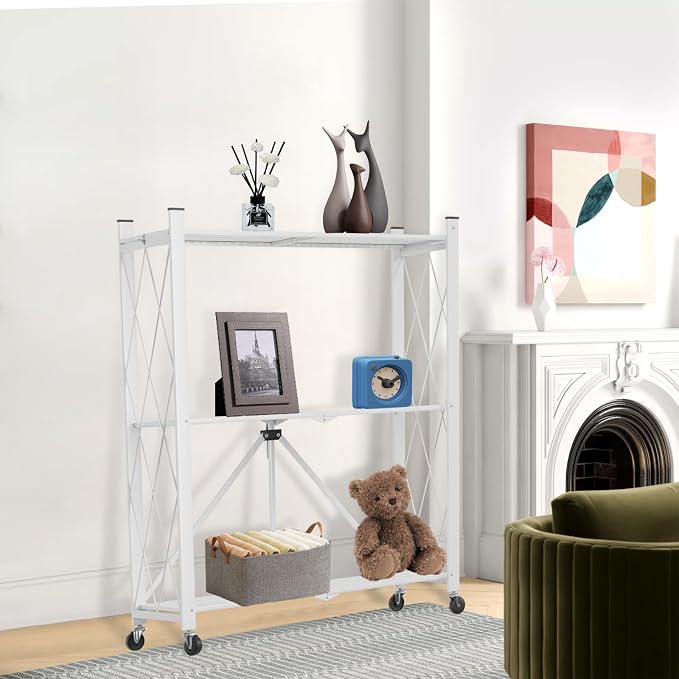 3 Tier Foldable Storage Shelf - Image 9