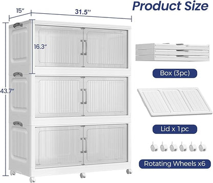 120Gal Extra Large Stackable Storage Bins - Image 2