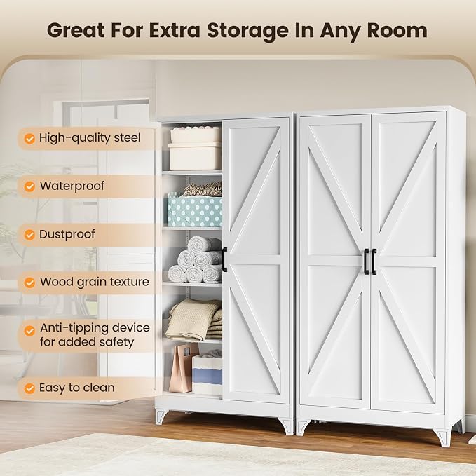 Yizosh Metal Storage Cabinet - Image 7