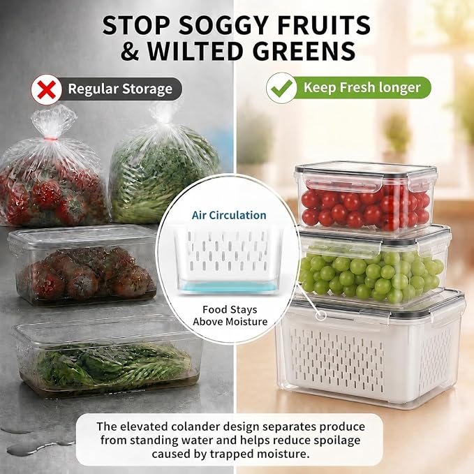 Fruit Storage Containers for Fridge - Image 4