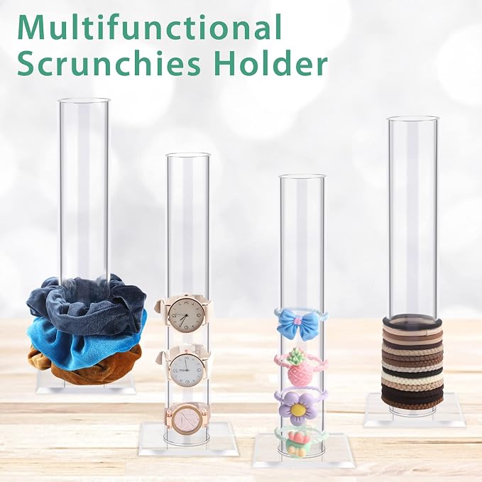 2Pcs 11 Inch Scrunchie Holder Stand, OAOLEER Elastic Band Storage Hair Tie - Image 6
