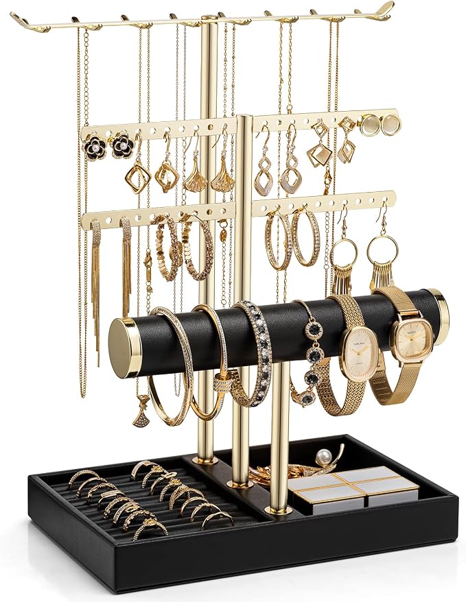 Vlando 3 Tier Jewelry Stand Organizer by VLANDO